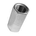 HoleMole Coupling Nut for joining two 24-inch ¼-20 all-thread Mole Rods end to end.
